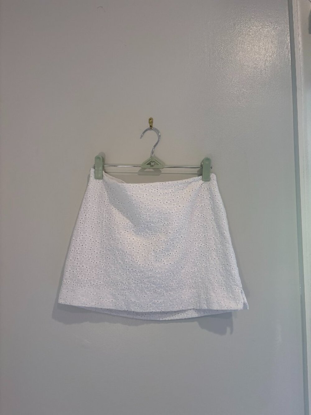 Lilly Pulitzer White Eyelet Mini Skirt